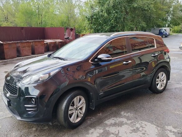 2018 Kia Sportage IV, чёрный