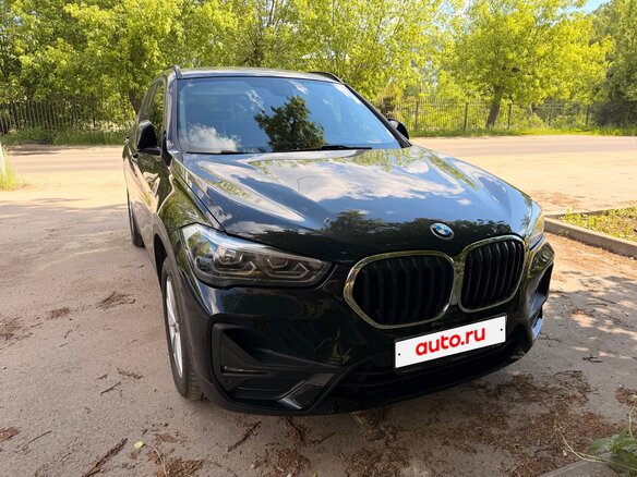 2021 BMW X1 18d xDrive II (F48) Рестайлинг, чёрный, 3700000 рублей