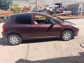 2006 Peugeot 307 I Рестайлинг, фиолетовый, 310000 рублей, вид 2