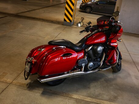 2010 Kawasaki VN1700 Vulcan, красный, 830000 рублей, вид 2