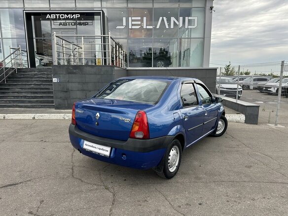 2009 Renault Logan I, синий - вид 4