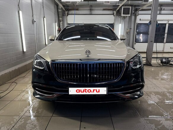 2019 Mercedes-Benz Maybach S-Класс 560 I (X222) Рестайлинг, зелёный
