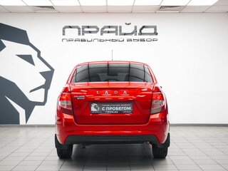 2019 Lada (ВАЗ) Granta I Рестайлинг, красный, 780000 рублей, вид 4