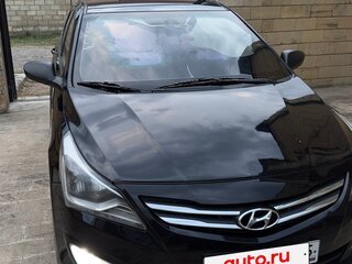 2015 Hyundai Solaris I Рестайлинг, чёрный, 730000 рублей, вид 1
