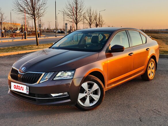 2017 Skoda Octavia III (A7) Рестайлинг, коричневый, 2459954 рублей