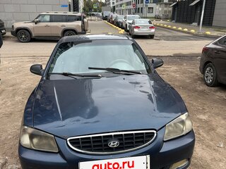 2008 Hyundai Accent ТагАЗ II, синий, 90000 рублей, вид 1