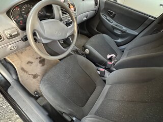 2008 Hyundai Accent ТагАЗ II, чёрный, 550000 рублей, вид 4