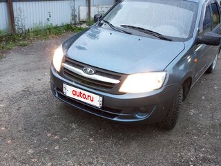 2014 Lada (ВАЗ) Granta I, синий, 399000 рублей, вид 4