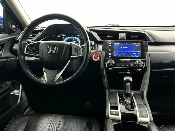 2015 Honda Civic X, синий, 1610000 рублей - вид 16