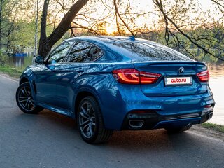 2019 BMW X6 30d II (F16), голубой, 5090000 рублей, вид 4