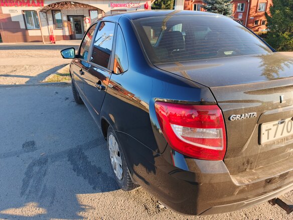 2023 Lada (ВАЗ) Granta I Рестайлинг, чёрный, 600000 рублей - вид 3