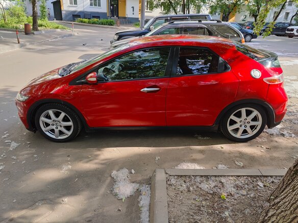 2008 Honda Civic VIII, красный, 528000 рублей - вид 10