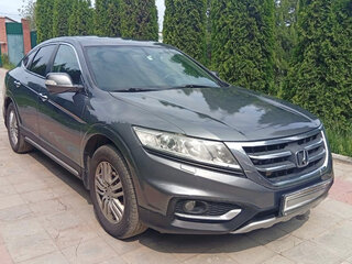 2014 Honda Crosstour I Рестайлинг, серый, 1499999 рублей, вид 4