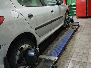 2005 Peugeot 206, серебристый, 230000 рублей, вид 3