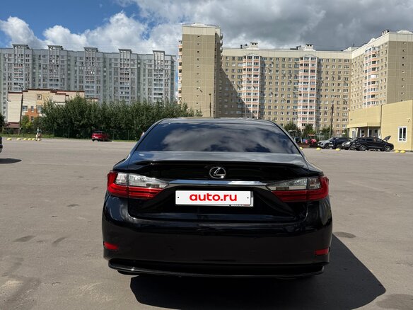2015 Lexus ES 200 VI Рестайлинг, чёрный - вид 3