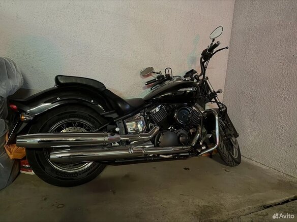 2008 Yamaha XVS1100, чёрный, 610000 рублей - вид 4