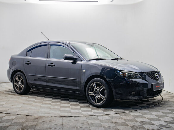 2008 Mazda 3 I (BK) Рестайлинг, чёрный, 424000 рублей - вид 6