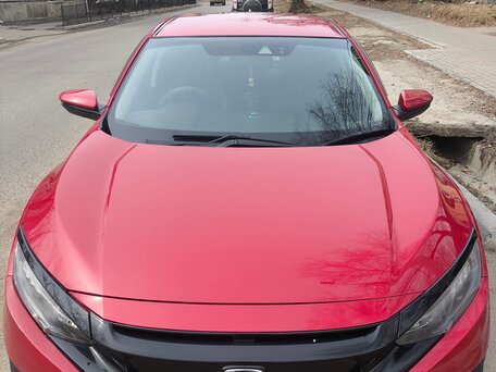 2017 Honda Civic X, красный, 1400000 рублей, вид 2