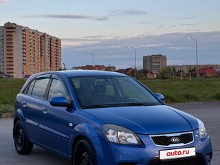 2010 Kia Rio II Рестайлинг, синий, 600000 рублей, вид 4