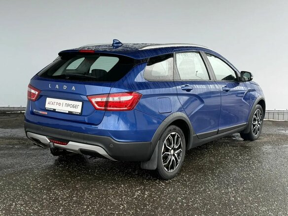 2020 Lada (ВАЗ) Vesta SW I, синий, 965000 рублей - вид 4