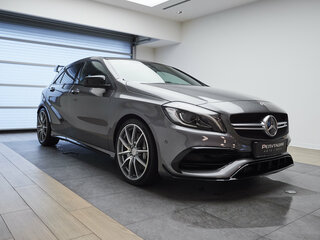 2017 Mercedes-Benz A-Класс AMG 45 AMG I (W176) Рестайлинг, серебристый, 2790000 рублей, вид 3