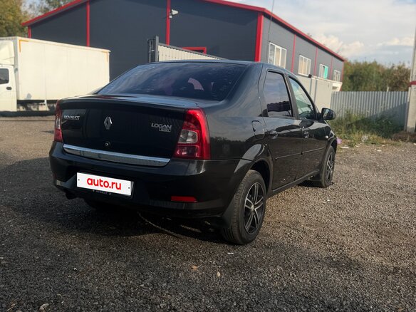 2011 Renault Logan I Рестайлинг, чёрный, 290000 рублей - вид 3