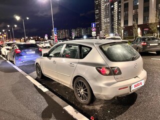 2008 Mazda 3 I (BK) Рестайлинг, серебристый, 540000 рублей, вид 2
