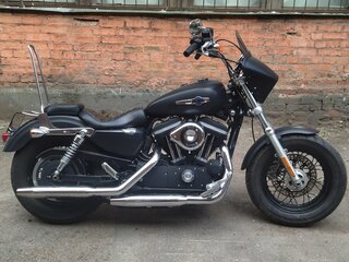 2013 Harley-Davidson XL1200, чёрный, 750000 рублей, вид 1