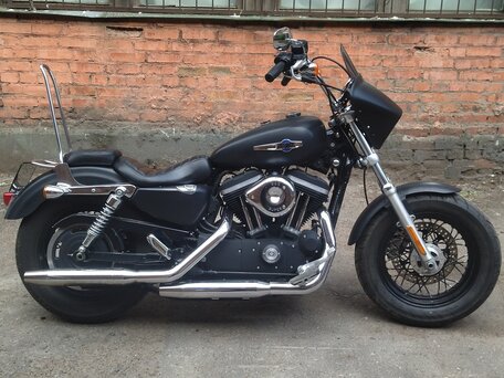 2013 Harley-Davidson XL1200, чёрный, 750000 рублей, вид 1