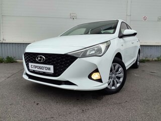 2020 Hyundai Solaris II Рестайлинг, белый, 1415000 рублей, вид 1