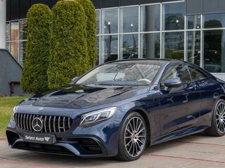 2018 Mercedes-Benz S-Класс 560 4MATIC VI (W222, C217) Рестайлинг, синий, 8700000 рублей, вид 2
