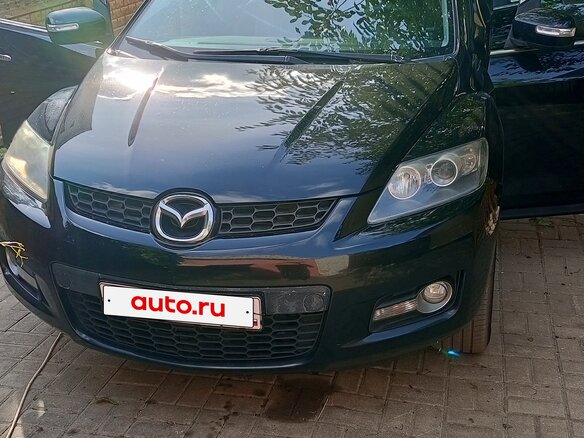 2008 Mazda CX-7 I, чёрный, 650000 рублей