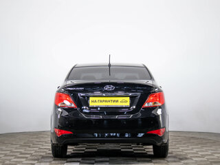 2016 Hyundai Solaris I Рестайлинг, чёрный, 1139000 рублей, вид 5
