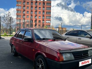 2000 Lada (ВАЗ) 21099, красный, 140000 рублей, вид 1
