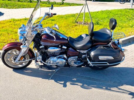 2006 Yamaha XV 1900, пурпурный, 840000 рублей, вид 1