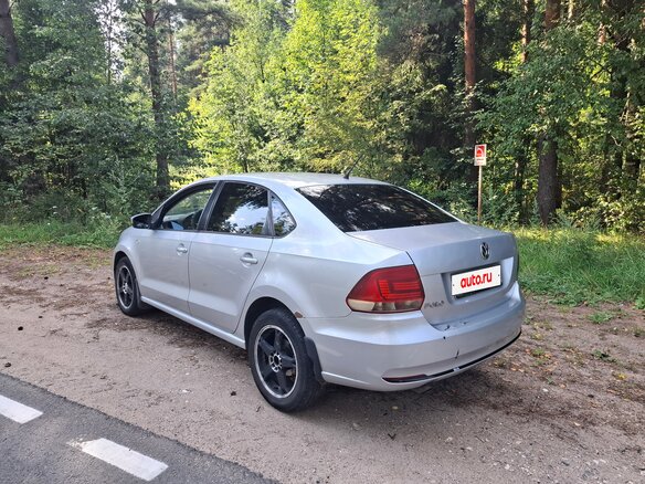 2015 Volkswagen Polo V Рестайлинг, серебристый - вид 6