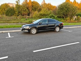 2012 Volkswagen Passat B7, чёрный, 860000 рублей, вид 4