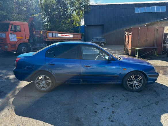 2004 Hyundai Elantra III (XD2) Рестайлинг, синий, 180000 рублей - вид 4