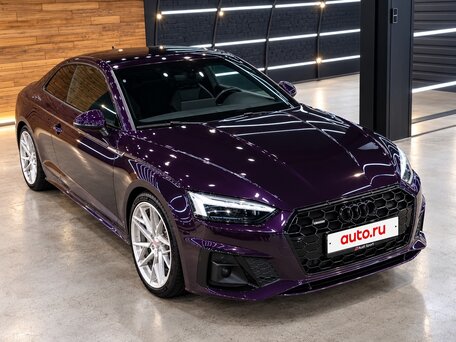 2021 Audi A5 45 TFSI II (F5) Рестайлинг, фиолетовый, 4450000 рублей, вид 2