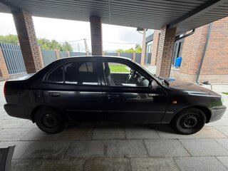 2011 Hyundai Accent ТагАЗ II, чёрный, 340000 рублей, вид 3