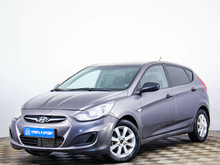 2011 Hyundai Solaris I, серый, 729000 рублей, вид 3