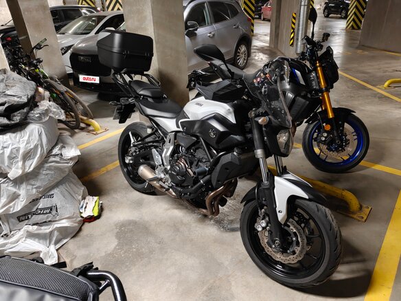 2014 Yamaha MT-07 (FZ-07), белый, 690000 рублей - вид 13