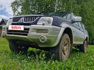 2005 Mitsubishi L200 III Рестайлинг, синий, 500000 рублей, вид 2