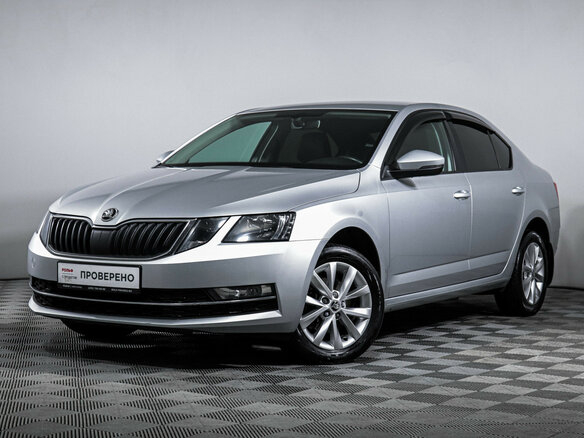 2017 Skoda Octavia III (A7) Рестайлинг, серебристый, 1498000 рублей