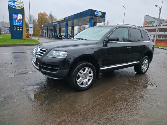 2006 Volkswagen Touareg I, чёрный, 950000 рублей - вид 7
