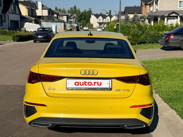 2021 Audi A3 35 TFSI IV (8Y), жёлтый, 3150000 рублей - вид 5