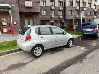 2006 Chevrolet Aveo I, серебристый, 199999 рублей, вид 4