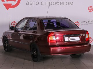 2008 Hyundai Accent ТагАЗ II, красный, 499000 рублей, вид 2