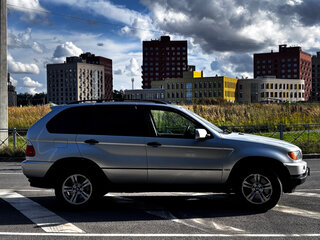 2001 BMW X5 3.0i I (E53), серебристый, 850000 рублей, вид 5