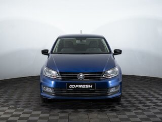 2019 Volkswagen Polo V Рестайлинг, синий, 1368000 рублей, вид 3